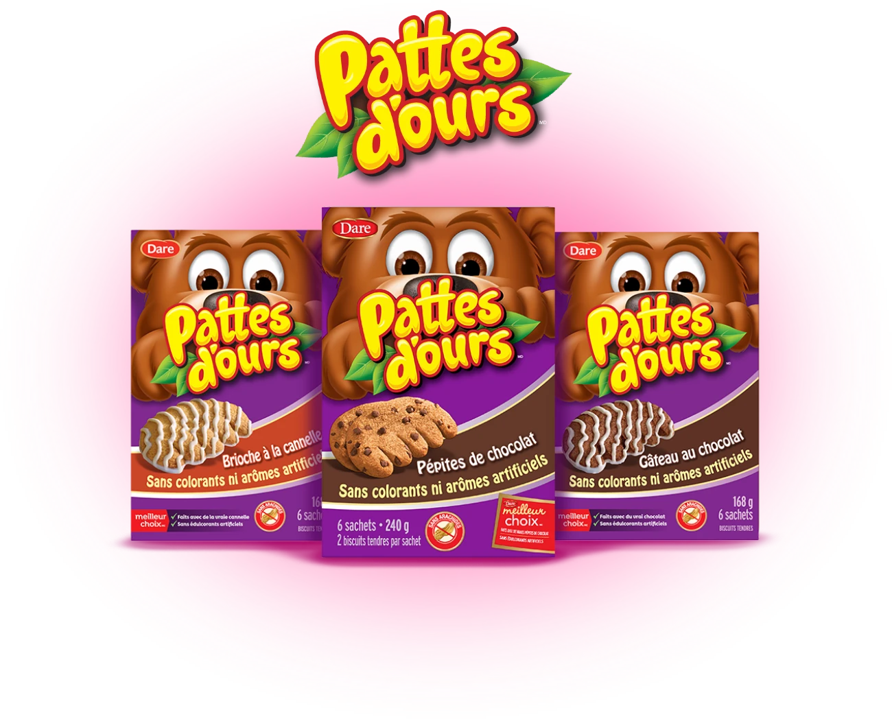 Produits Dare Bear Paws